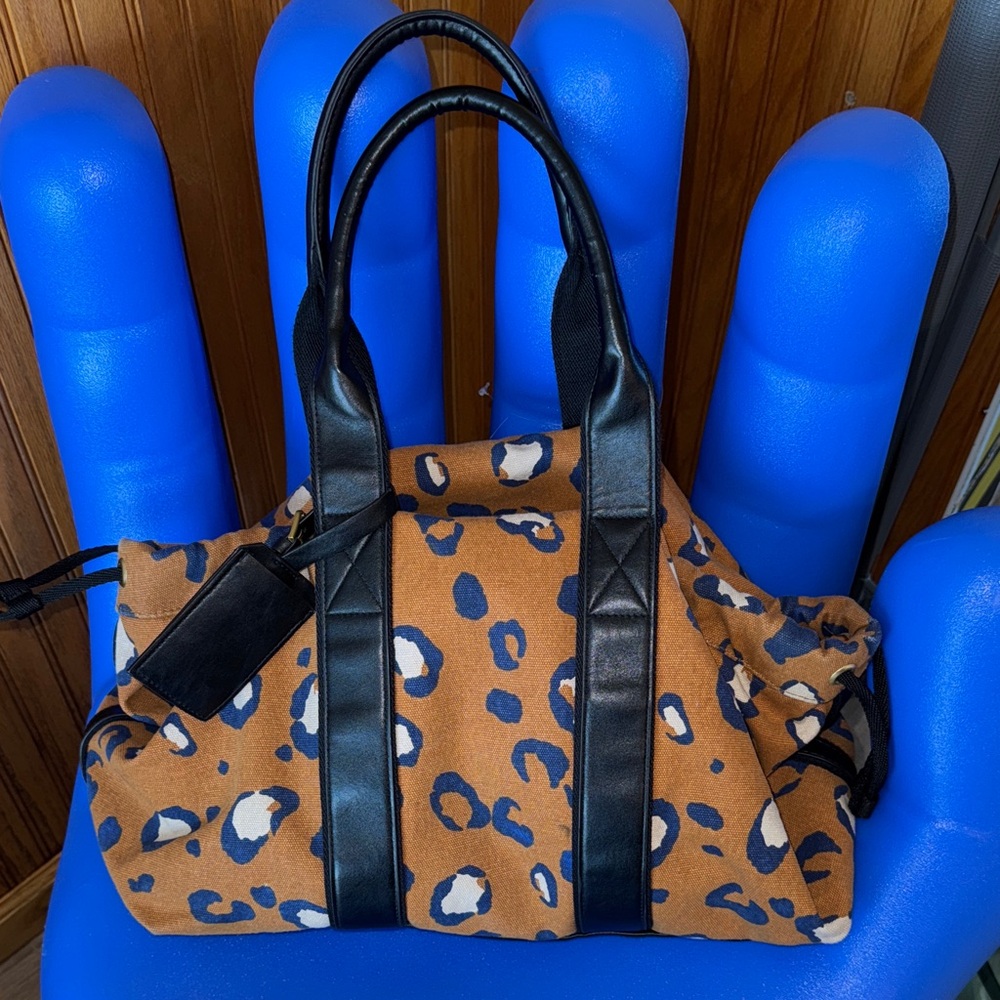3.1 Phillip Lim For Target Leopard Print Drawstring Carryall Bag. Never used